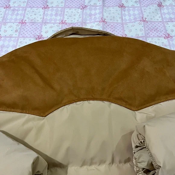 Miu Miu Patchwork Lapel Down Jacket - Picture 12 of 13